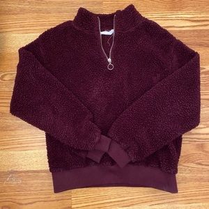 Burgundy Sherpa